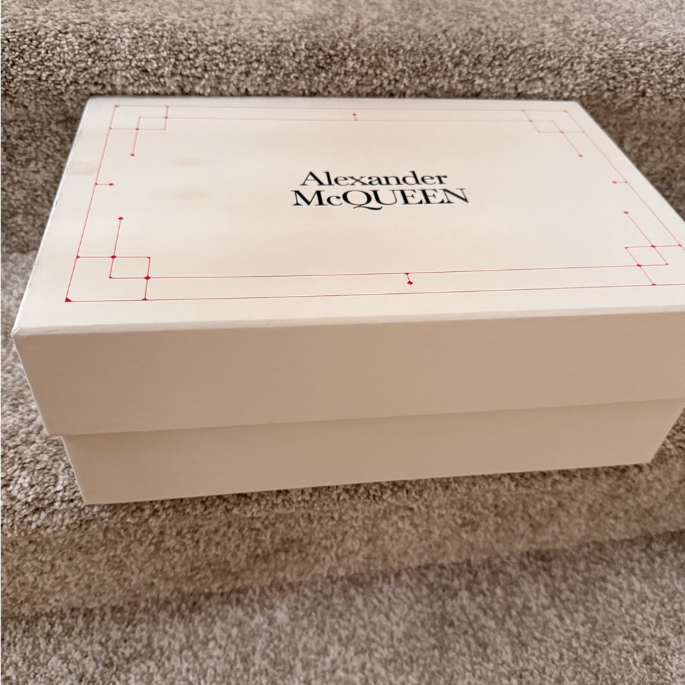 Alexander McQueen Oversized Sneakers – White/Red – Men’s US 11 (EU 44) - Picture 8 of 8